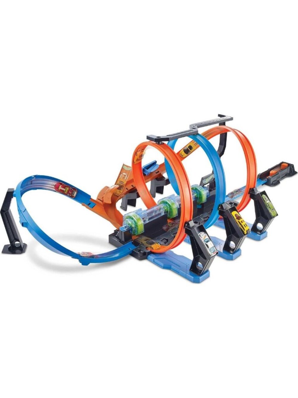 Hot Wheels Corkscrew Crash Track Set & Toy Car